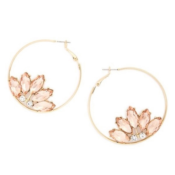 Jewelry - Morganite Hoop Earrings